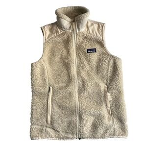 Patagonia Women's Classic Retro X Zip Sherpa Fleece Vest Size S Outdoors